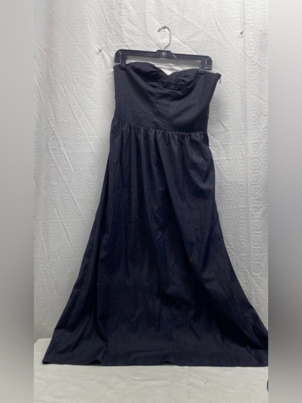 Reformation Organic Cotton soft black summer Strapless Dress EUC size 10